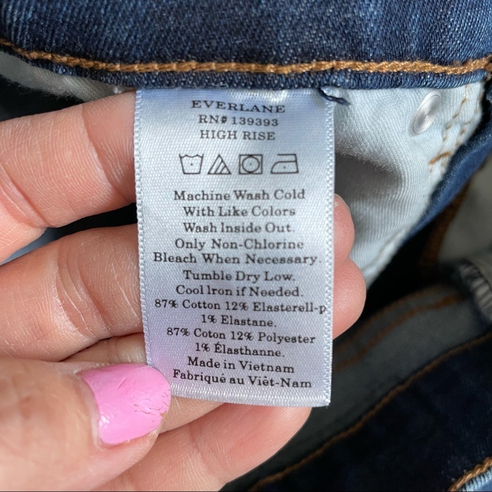 Everlane Stretch High Rise Jeans - Picture 9 of 9